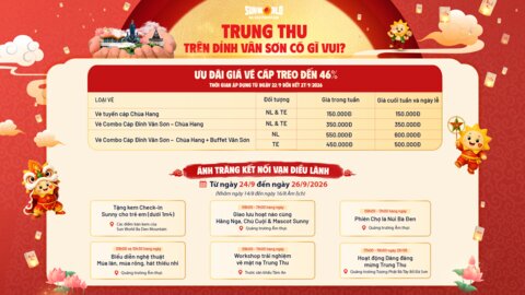 Ưu đãi đến 40% giá vé, núi Bà Đen hút khách với chợ lá và lễ hội nông sản lần đầu tiên có tại Tây Ninh